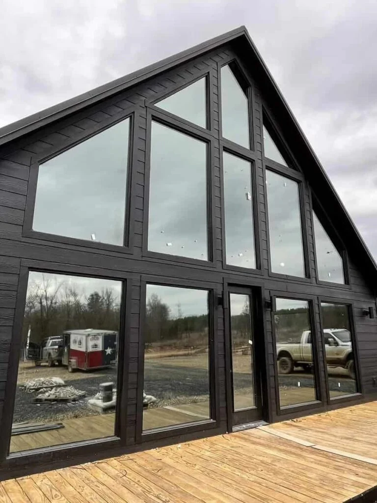 Cabin Glass Installation